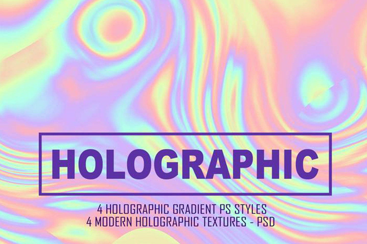 4 Holographic Gradient Full PSD File