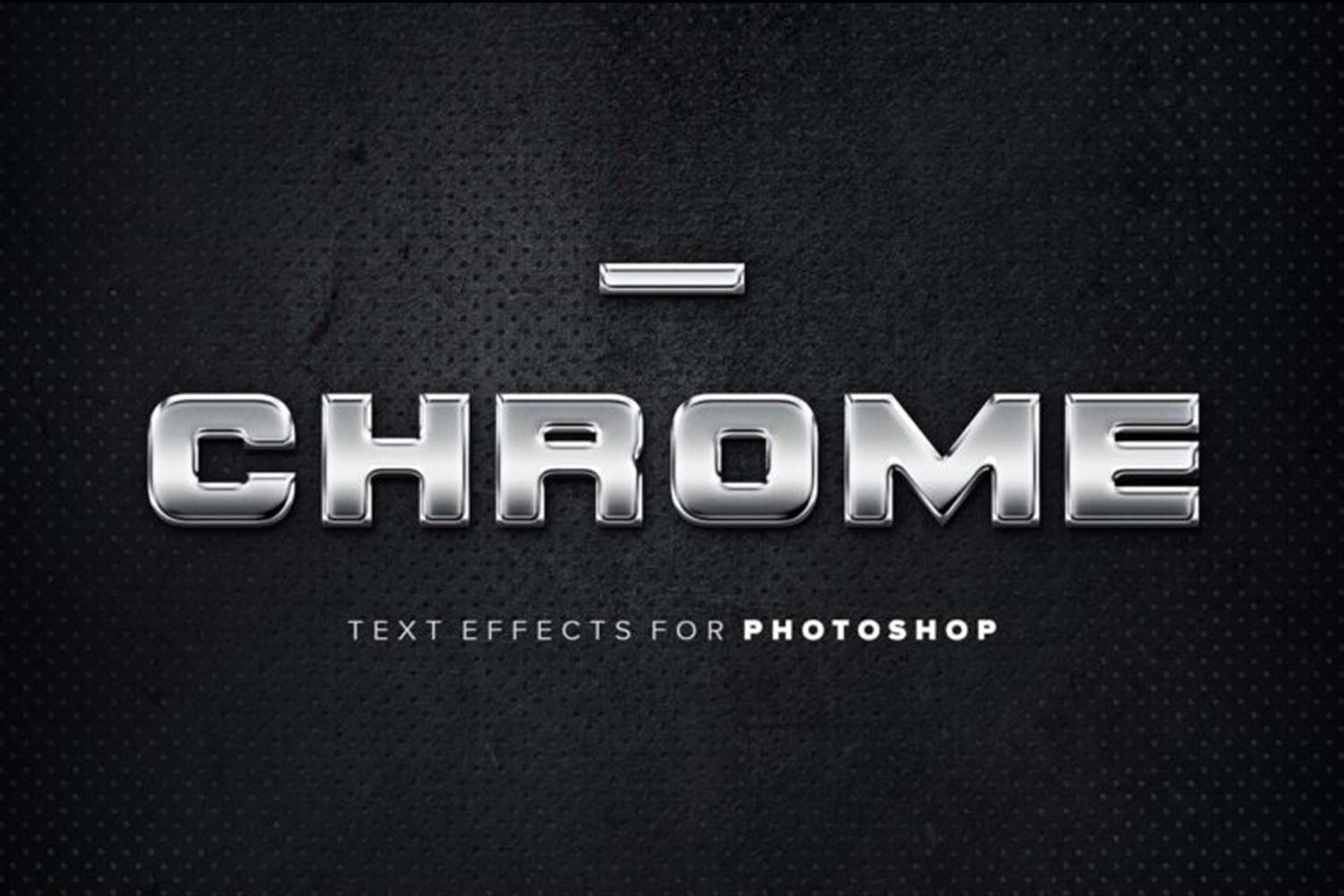 Free 5 Chrome Text Effects PSD and Photoshop Layer Style