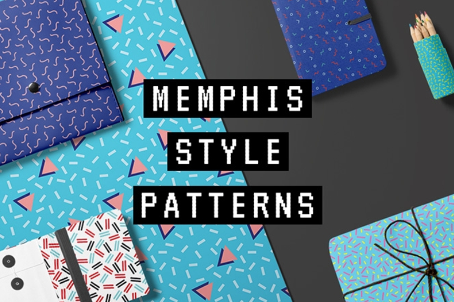 Memphis Style Patterns Download