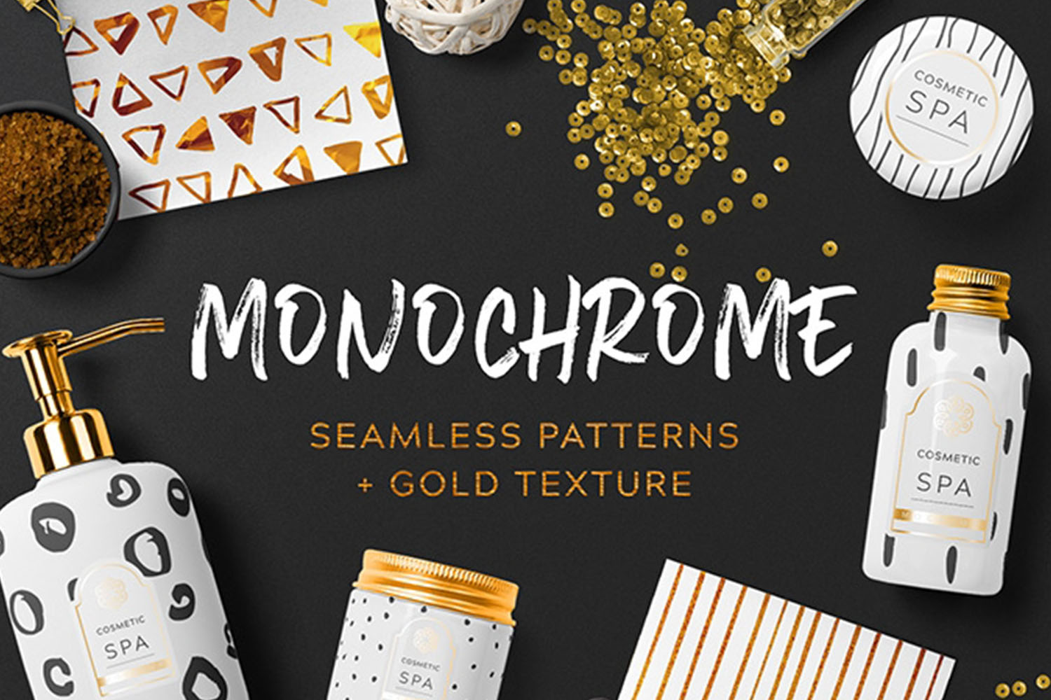 Monochrome Seamless Patterns Download
