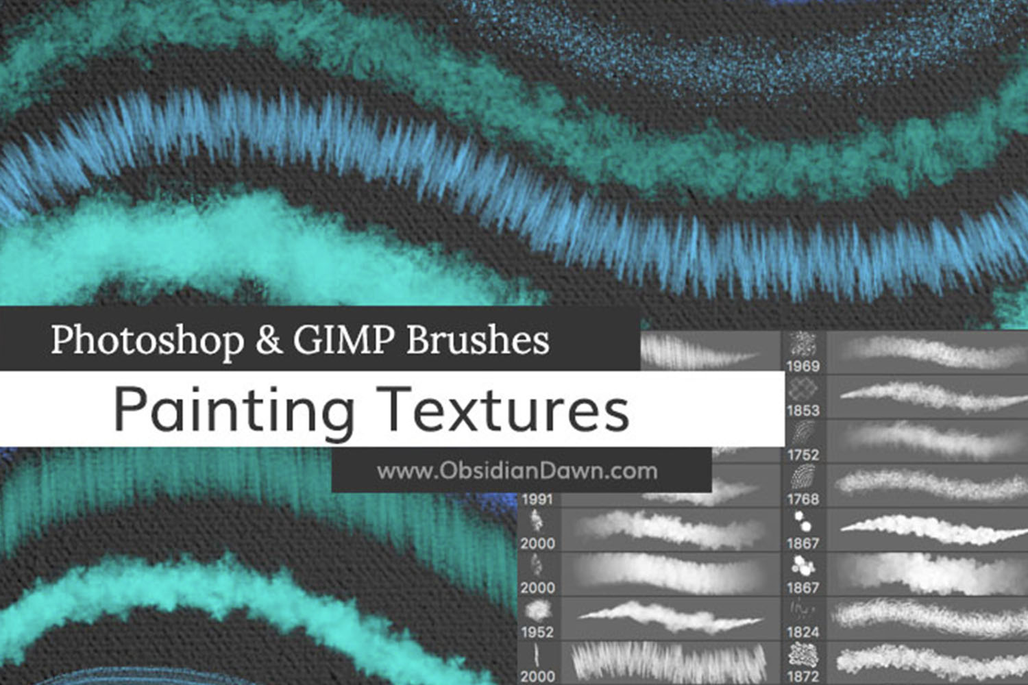 Painting Textures Photoshop Brushes