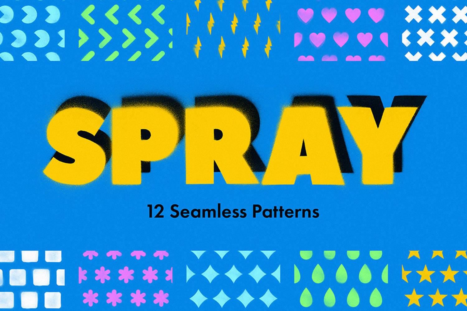 Spray Seamless Patterns Download