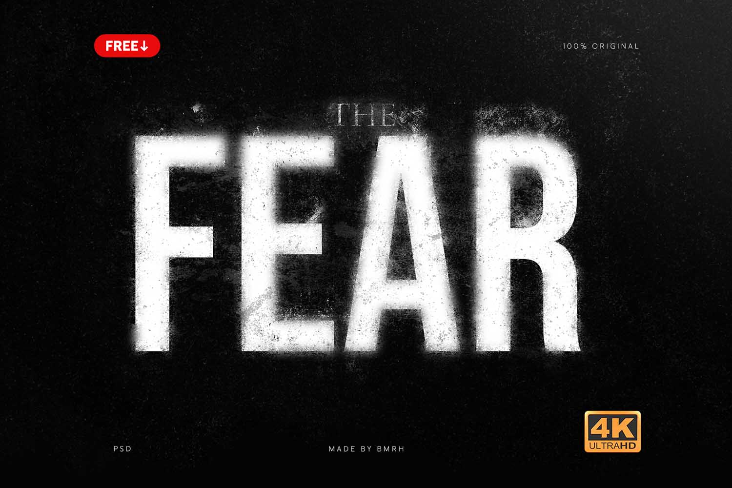 THE FEAR Text Effect