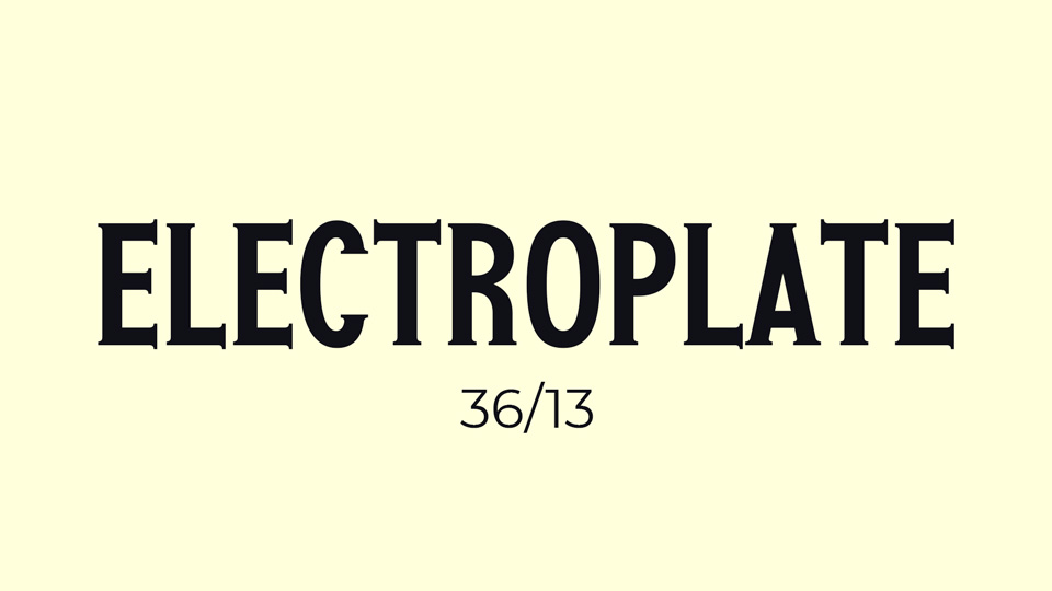 electroplate