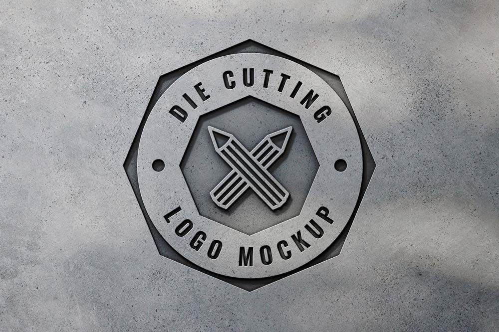 Manufacture Logo Mockup Free Download