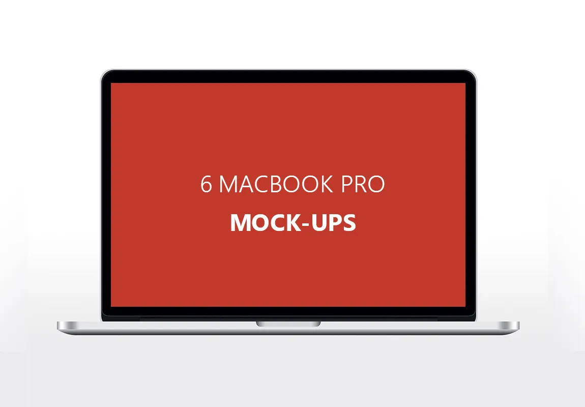 6 Unique MacBook Free Mockup Free Download