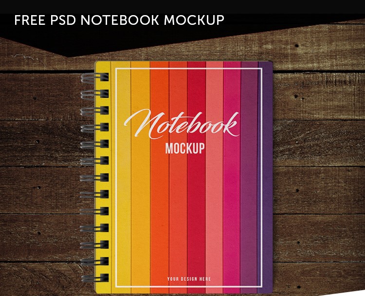 Free Psd Notebook Mockup Free Download