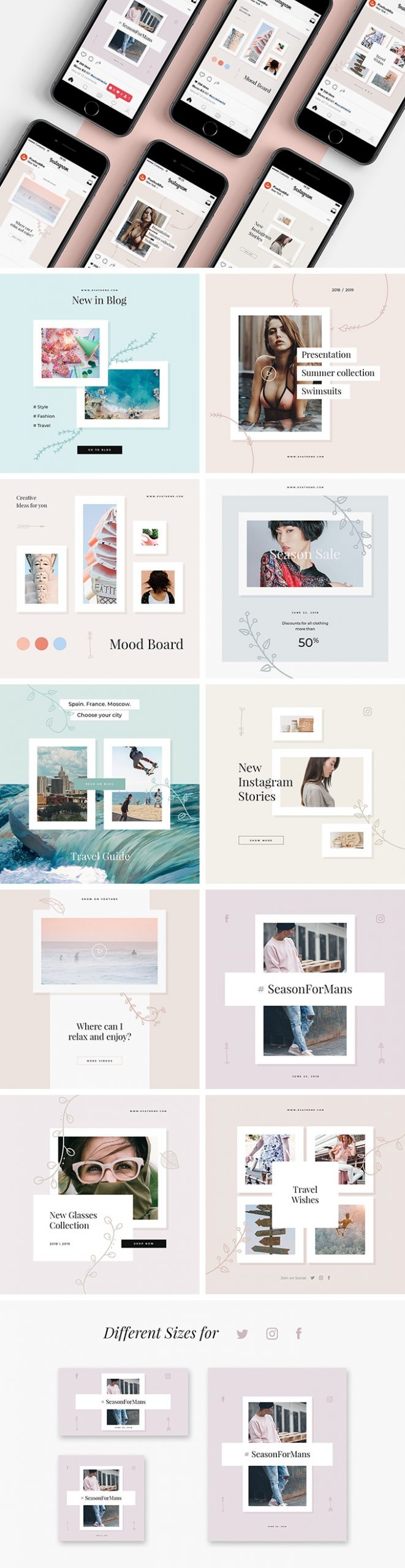 Elly Instagram Templates Free Download