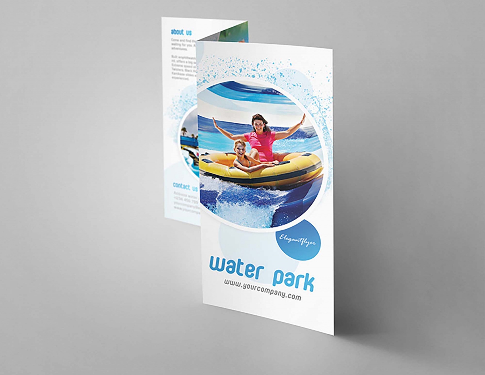 5 Tri-Fold Brochure Mockup Free Download