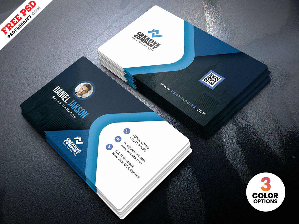 Best Creative Business Card Design PSD Free Download
