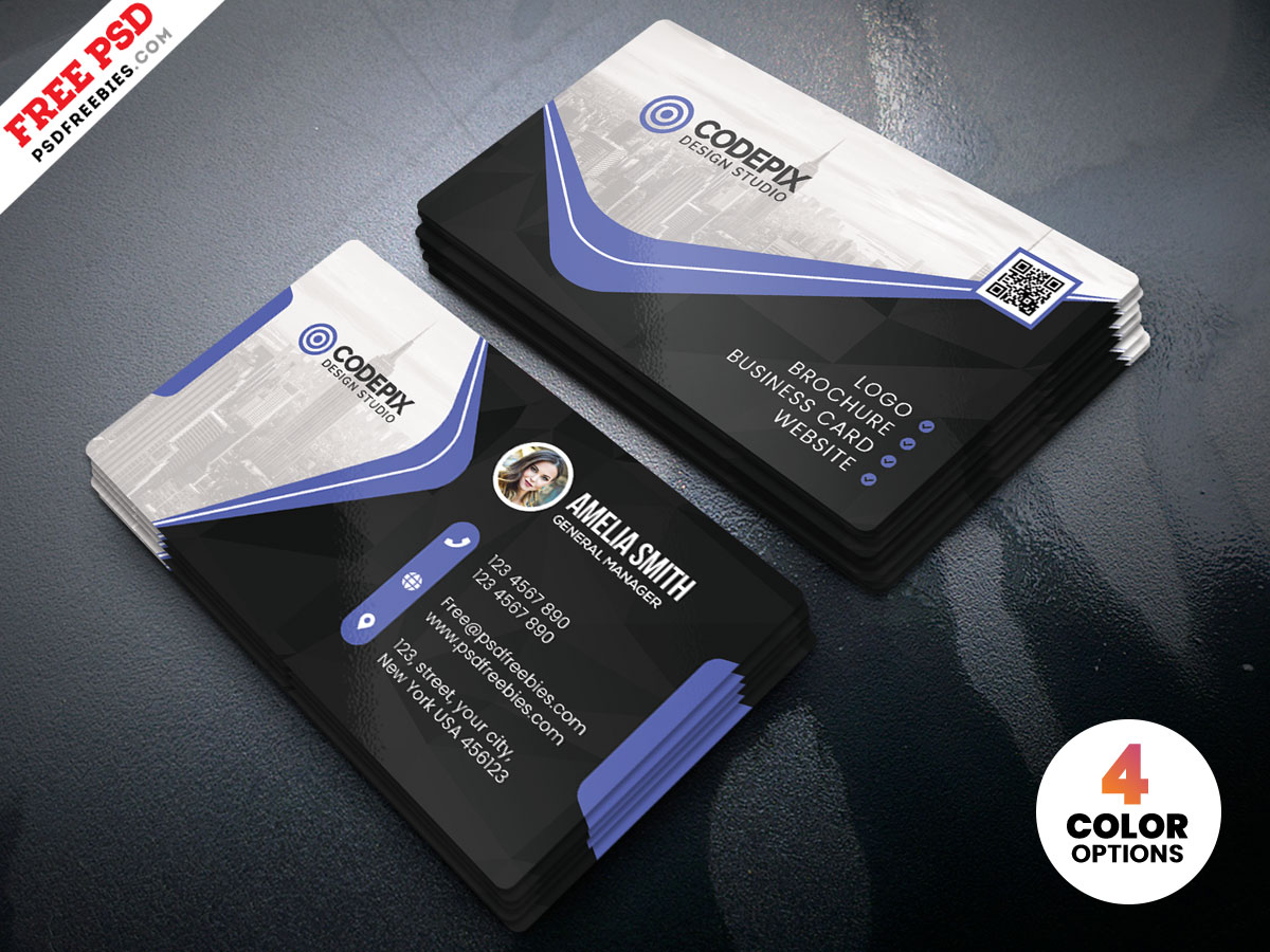 Business Card PSD Free Download