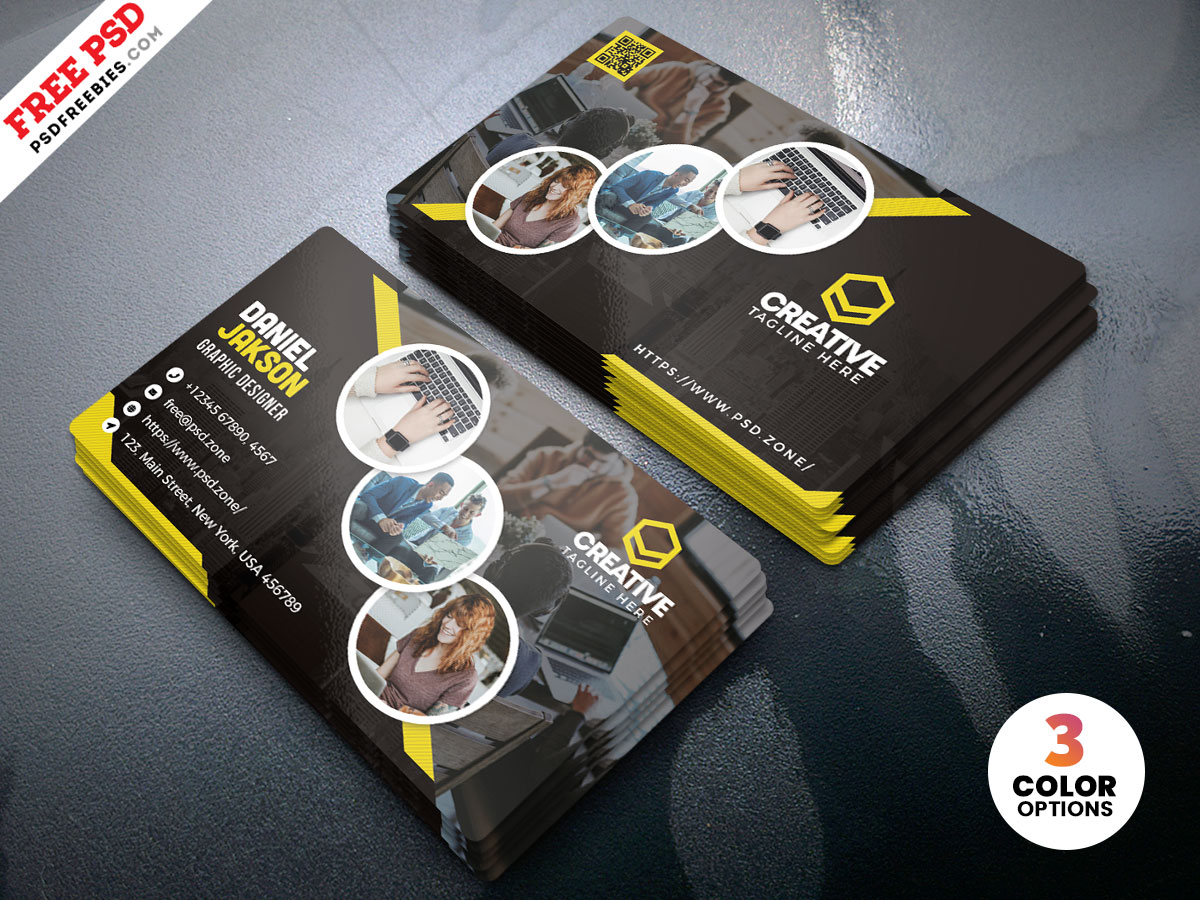 Corporate Business Card PSD Free Download