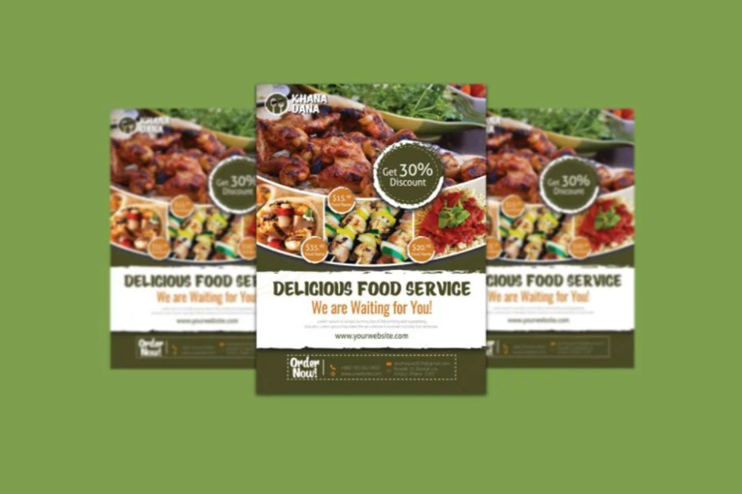 Food Ad Flyer Mockup  Free Download
