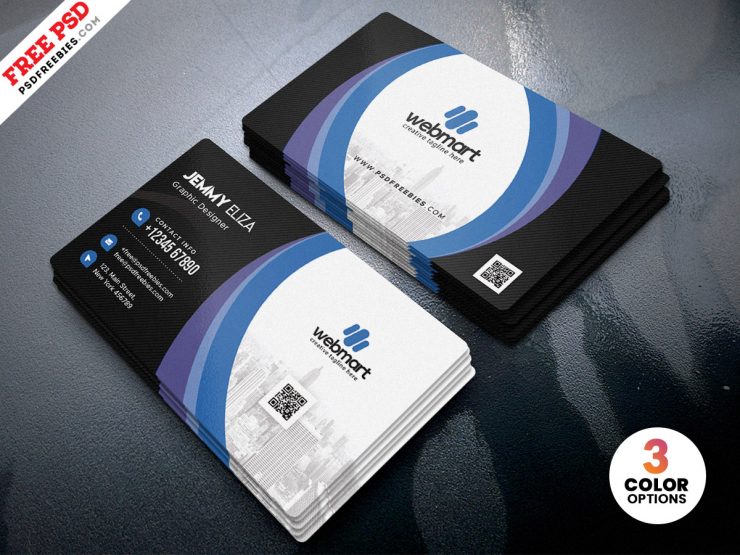 Latest Corporate Business Card Design PSD Free Download