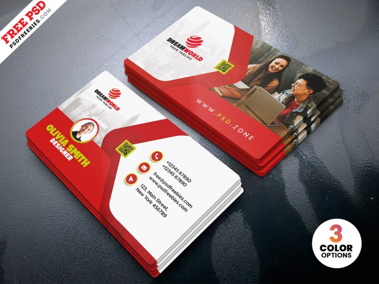 Modern Personal Business Card PSD Templates Free Download