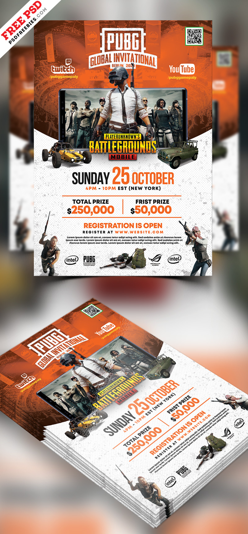 PUBG-Gaming-Event-Flyer-PSD-Free-Download2