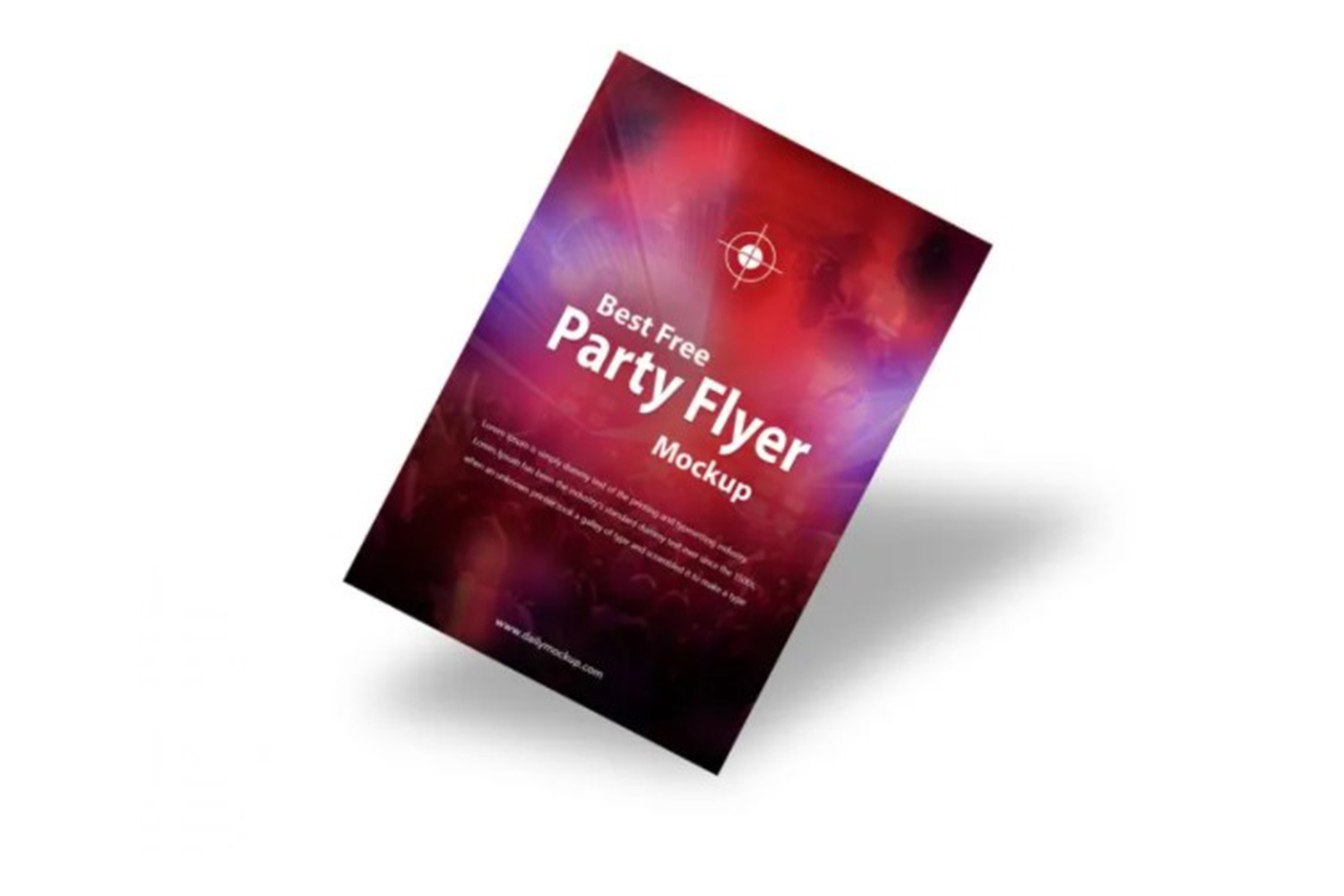Party Flyer Mockup Free Download