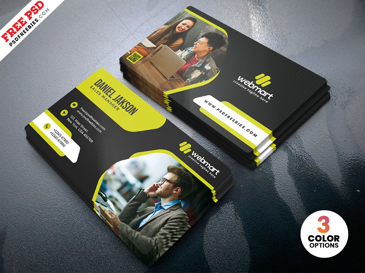 Professional Business Card Design PSD Free Download