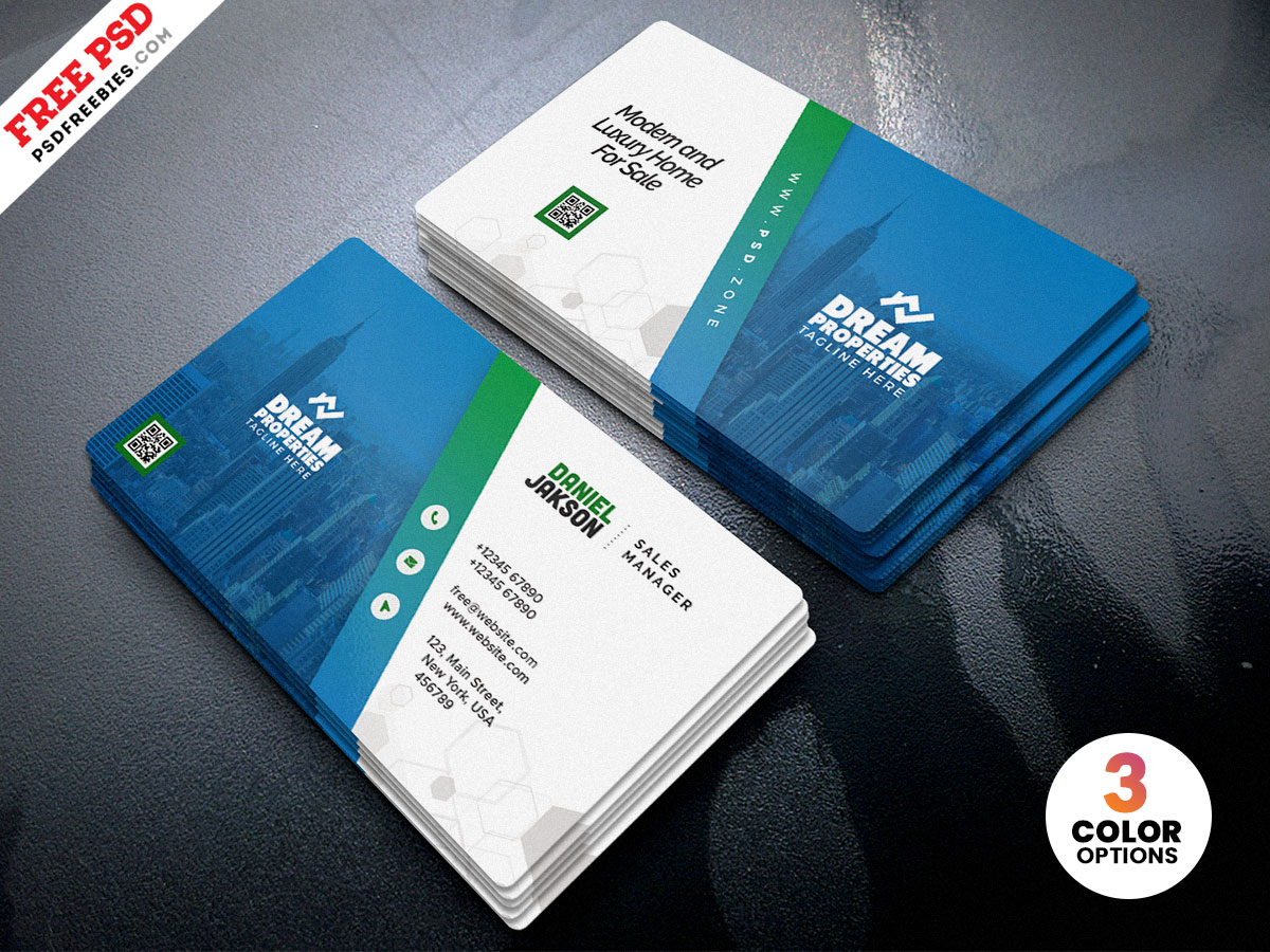 Professional Business Card PSD Free Download