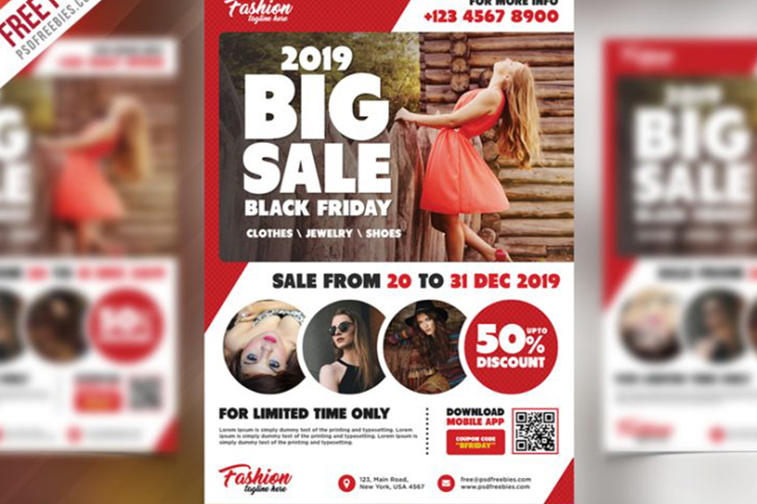 Sale Promotional Free Flyer PSD Free Download