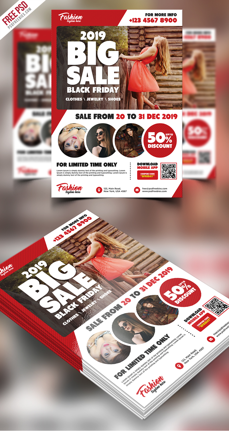 Sale Promotional Free Flyer PSD Free Download