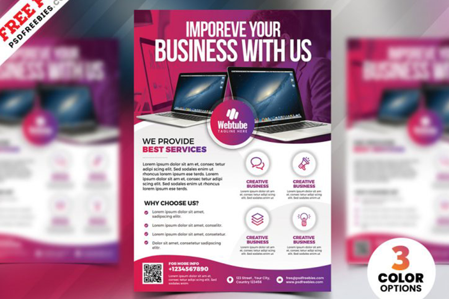 Software Solution Business Flyer PSD Free Download