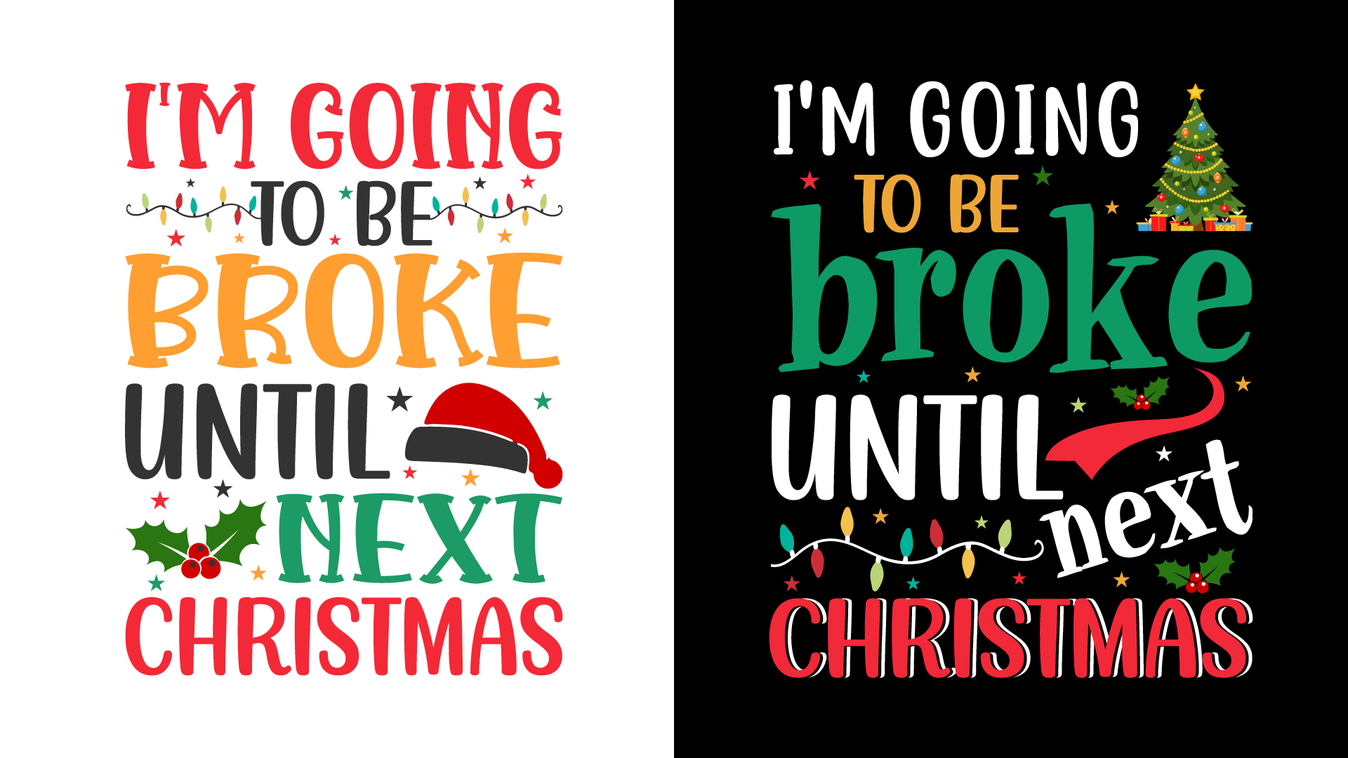Christmas T-Shirt Design Tutorial  In Illustrator | Create Christmas Designs | T-Shirt Design Bangla