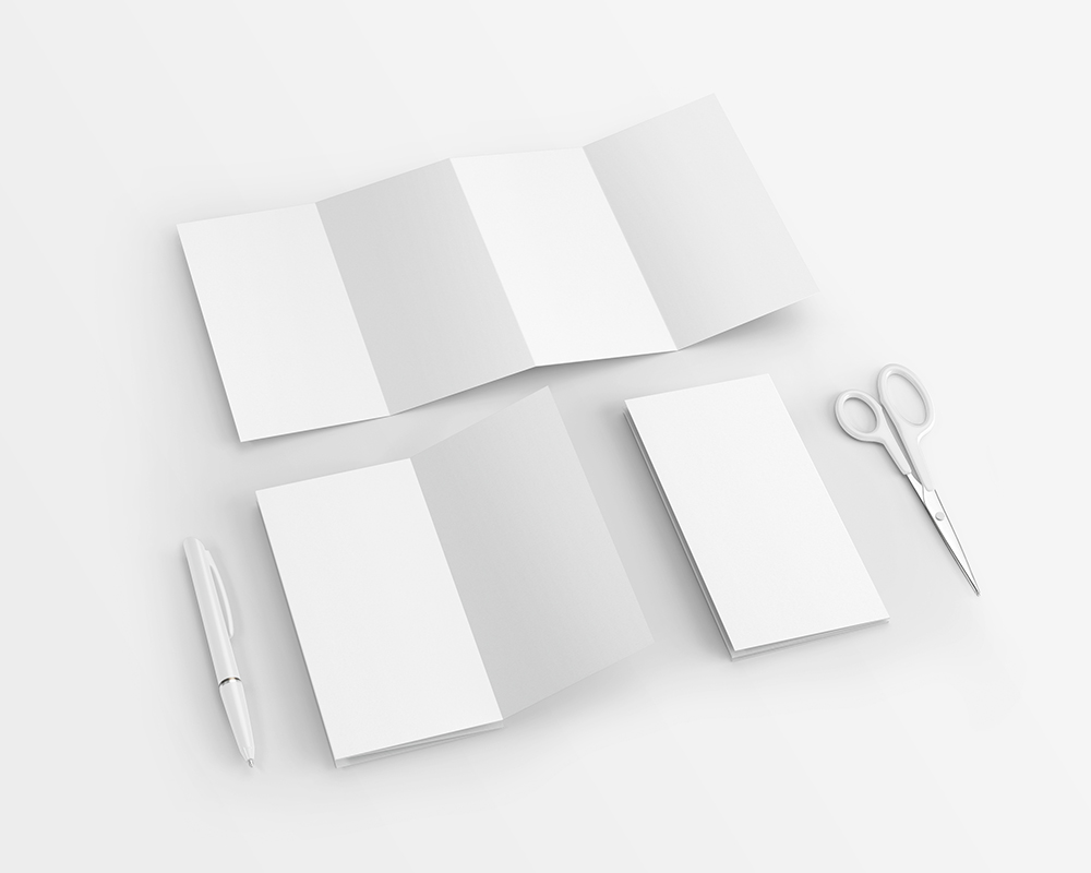 4 Fold Brochure Mockup Free Download