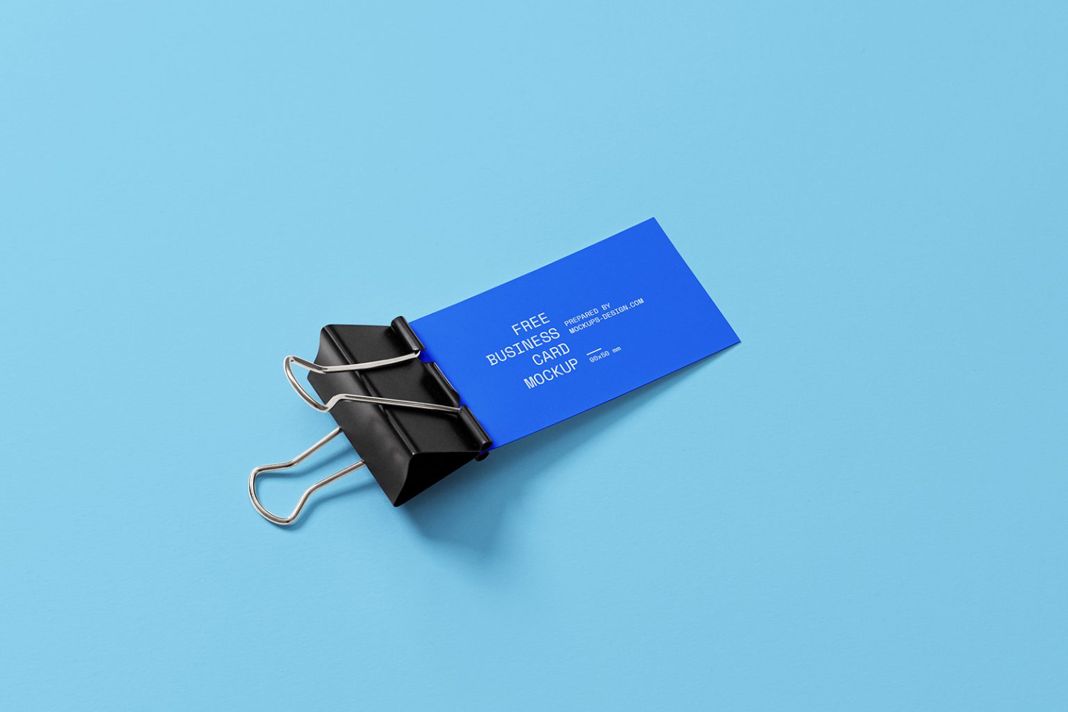 90 x 50 mm Business Card Mockup PSD Set Free Download