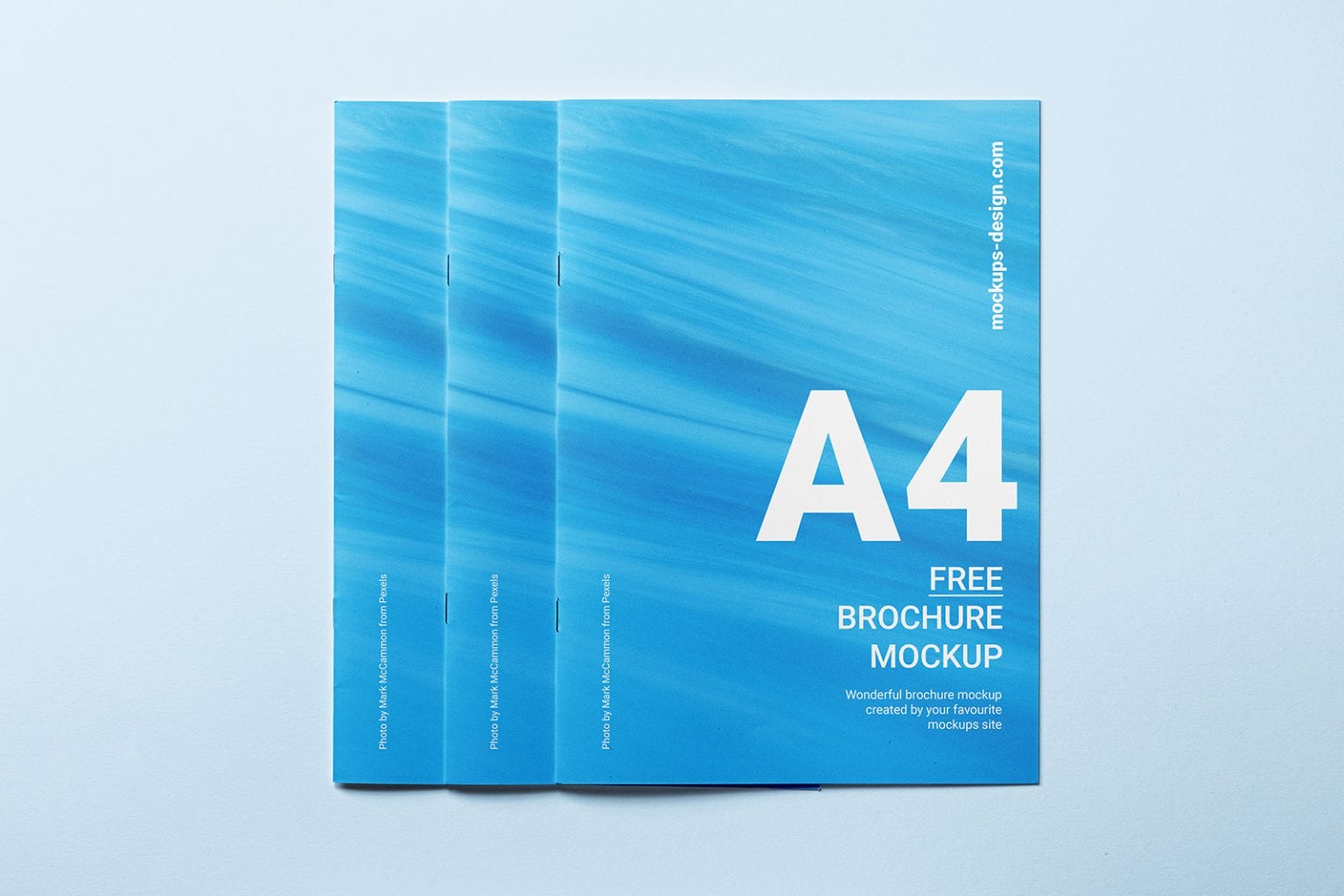 A4 Brochure Cover Mockup Free Download