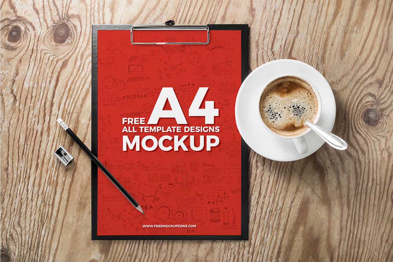 A4 Template Mockup free download