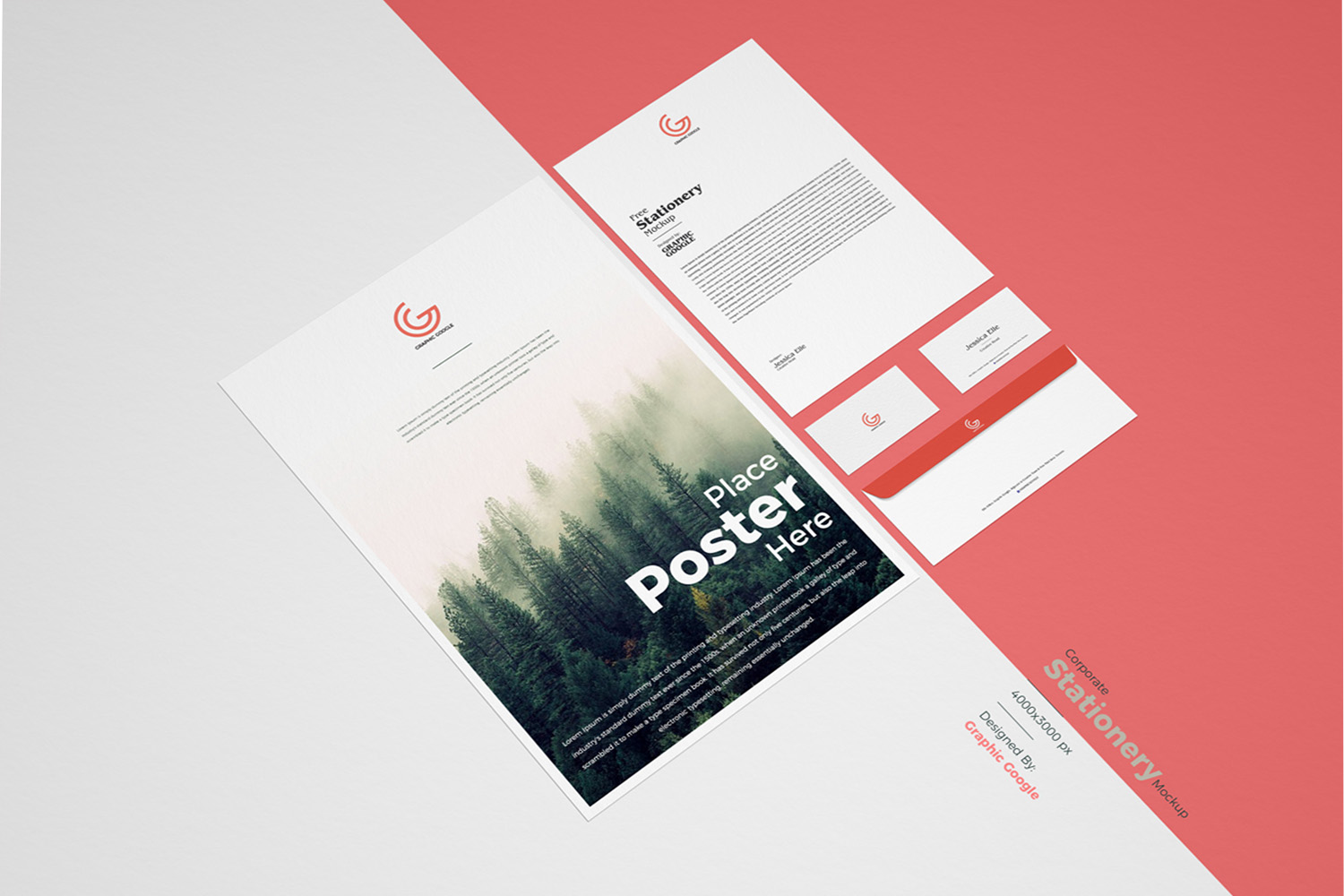 Corporate Stationery Mockup Free Download
