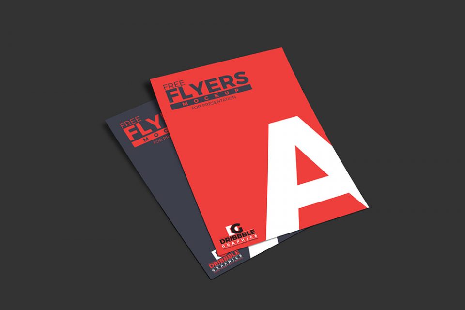 Flyers Mockup PSD Free Download
