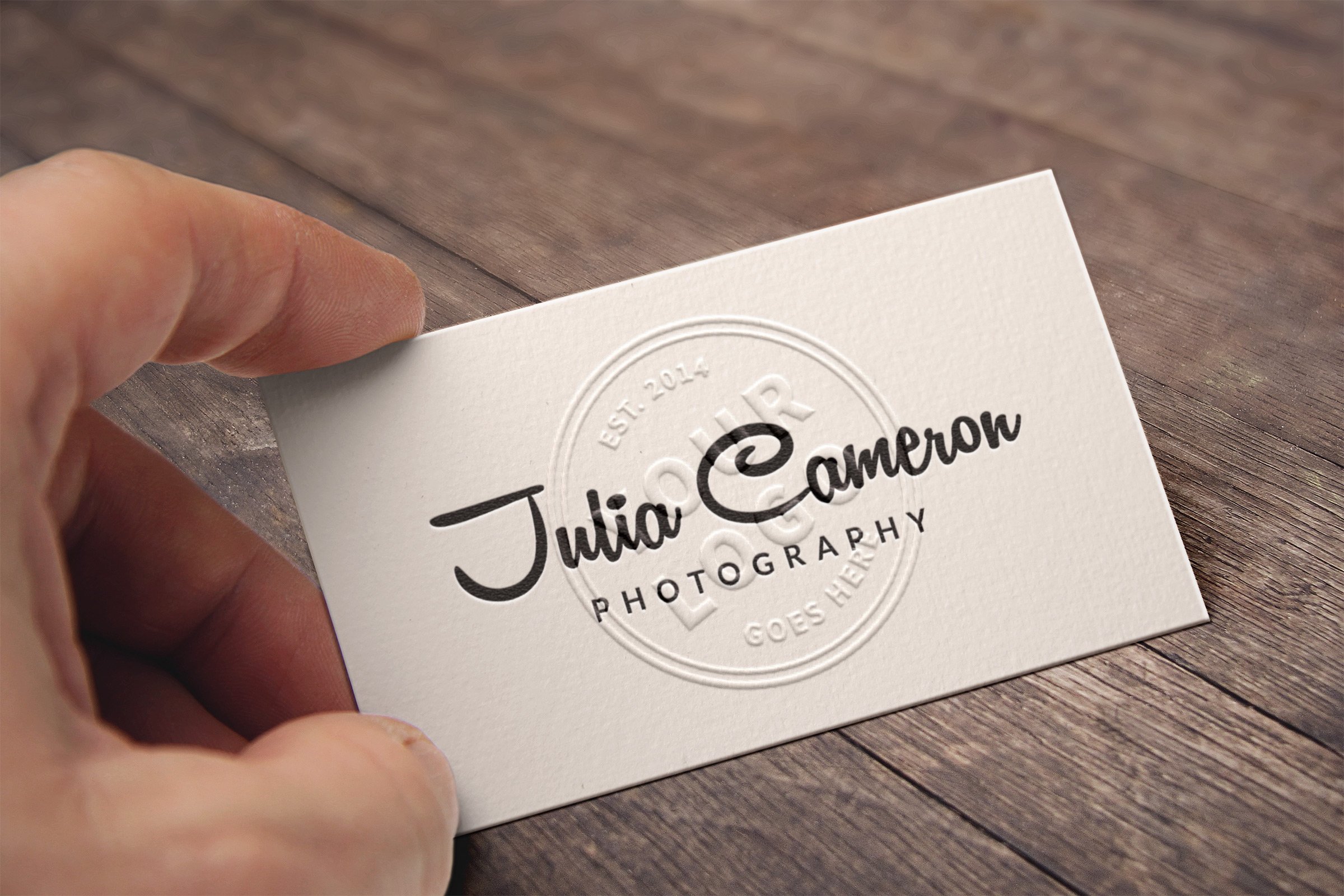Hand Holding A Business Card Mockup Free Download