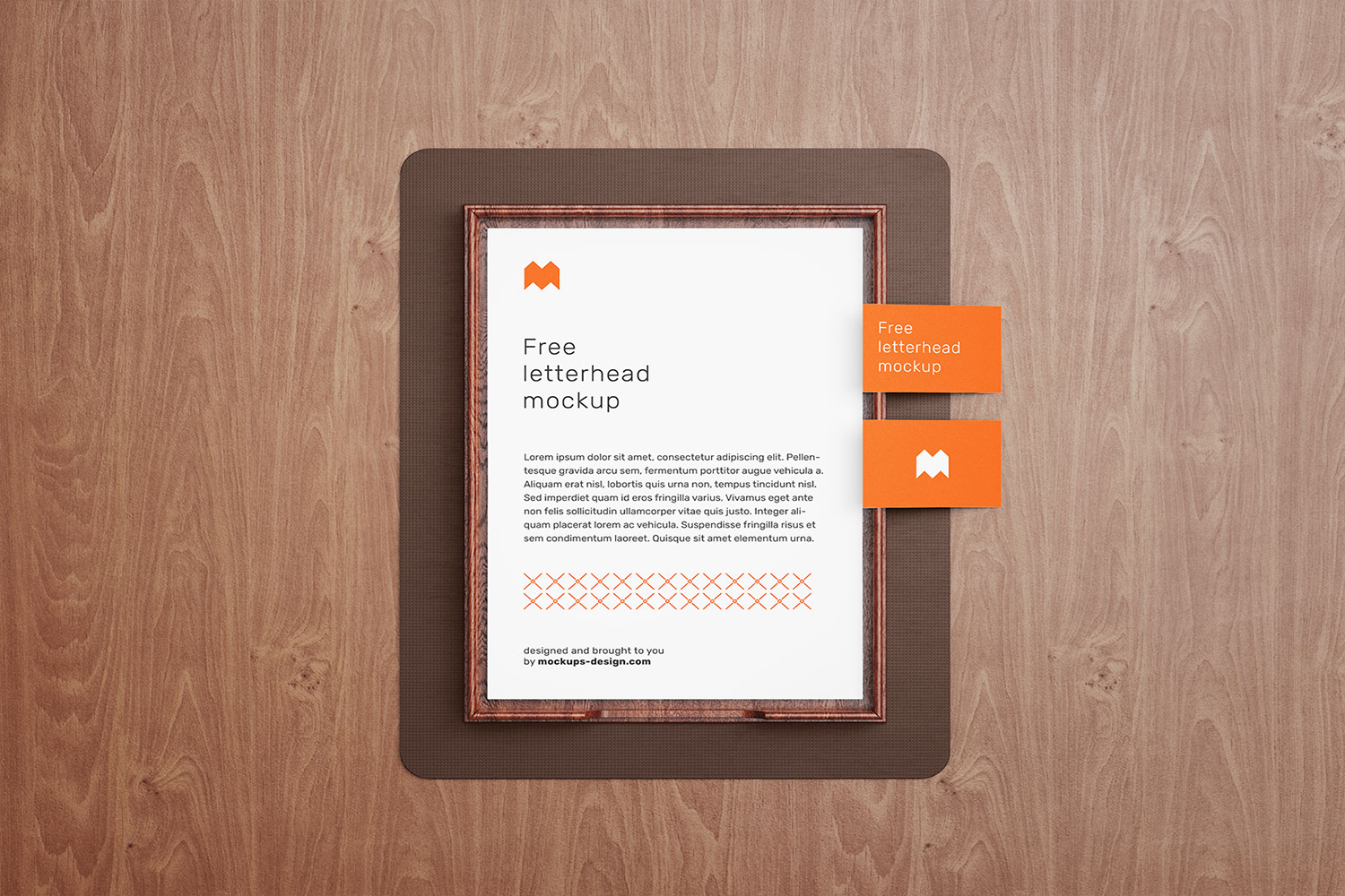 Premium A4 Mockup  Set For Letterhead & Flyer Presentation Free Download