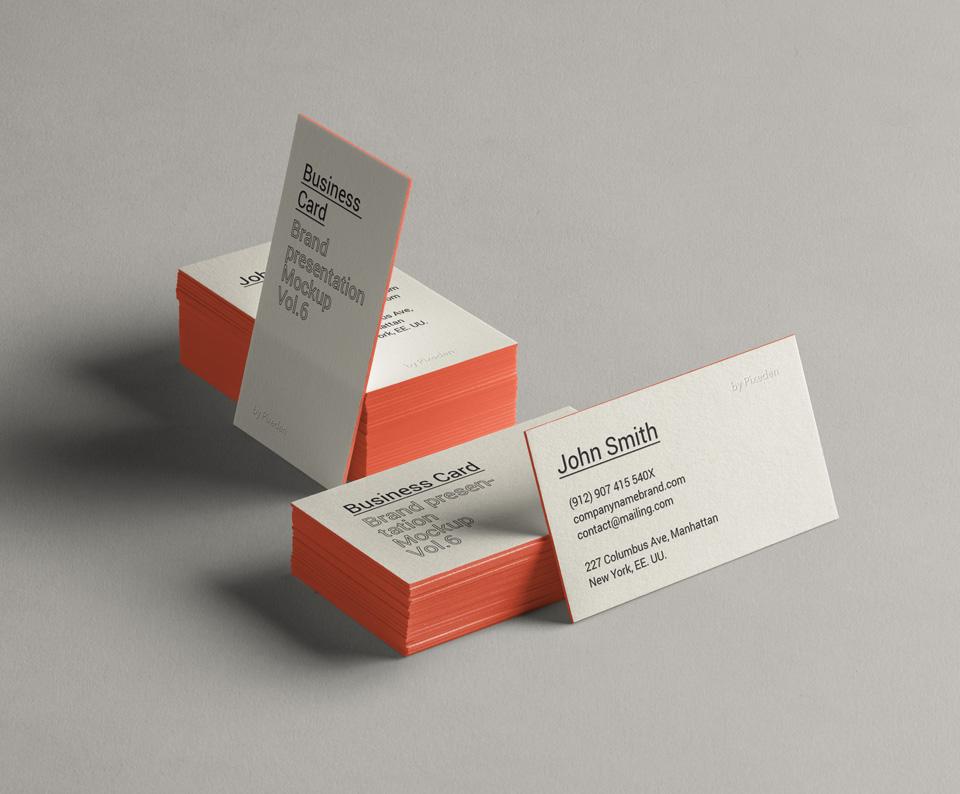 Business Card Brand Mockup Free Download