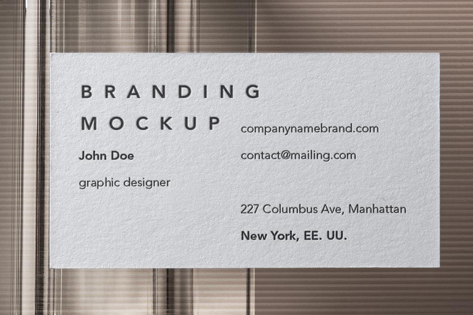 Psd Business Card Branding Mockup Free Download