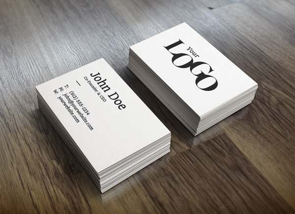 Realistic Business Card Psd Mockup Free Download