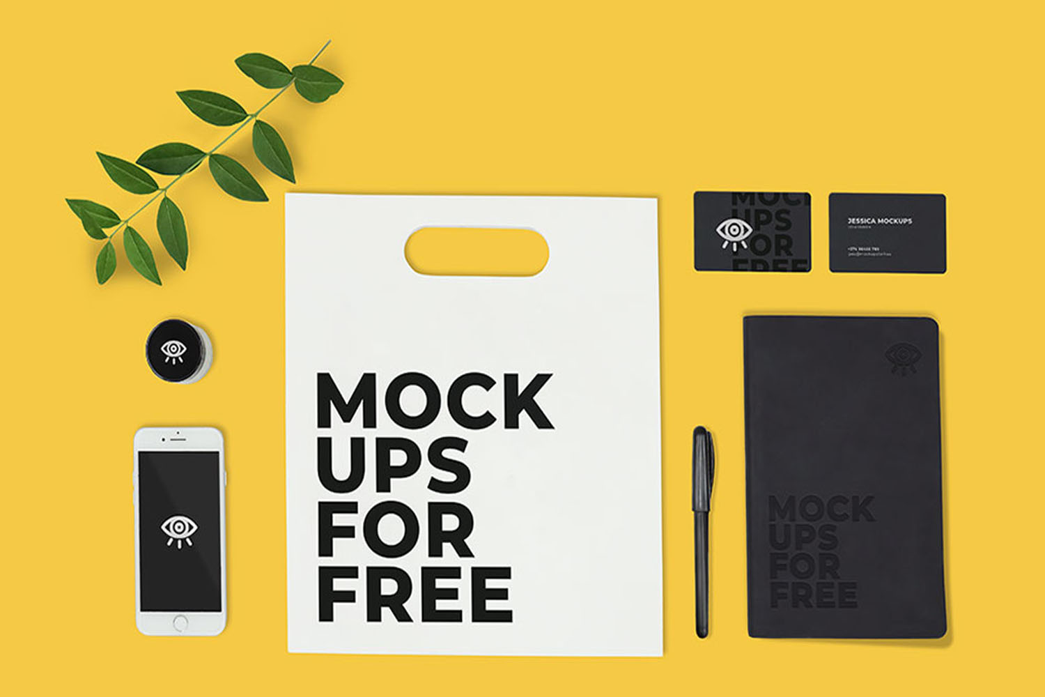 Stationary Corporate Mockup free download
