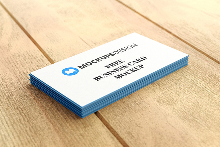 The Most Basic Business Card Mockup Free Download
