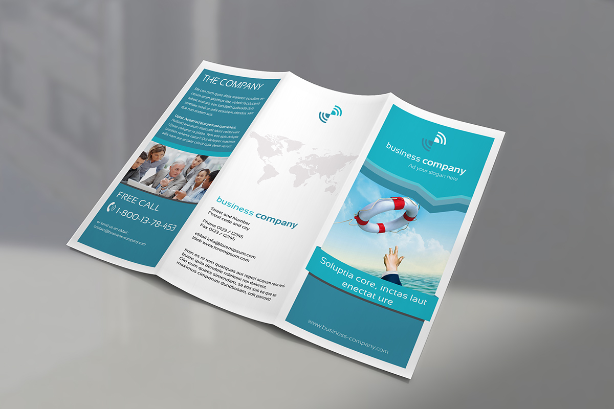 Trifold Brochure Mockup PSD Free Download