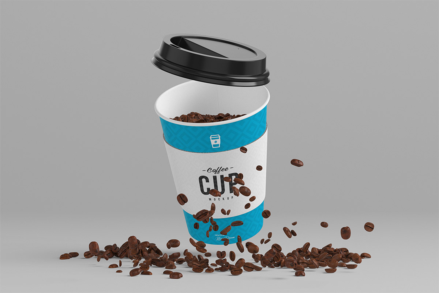 8oz Coffee Cup Mockup Free Download