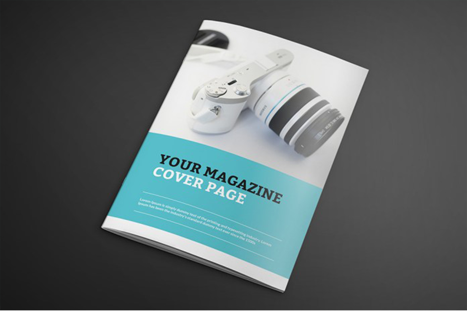 A2 Catalogue Magazine Mockup Free Download