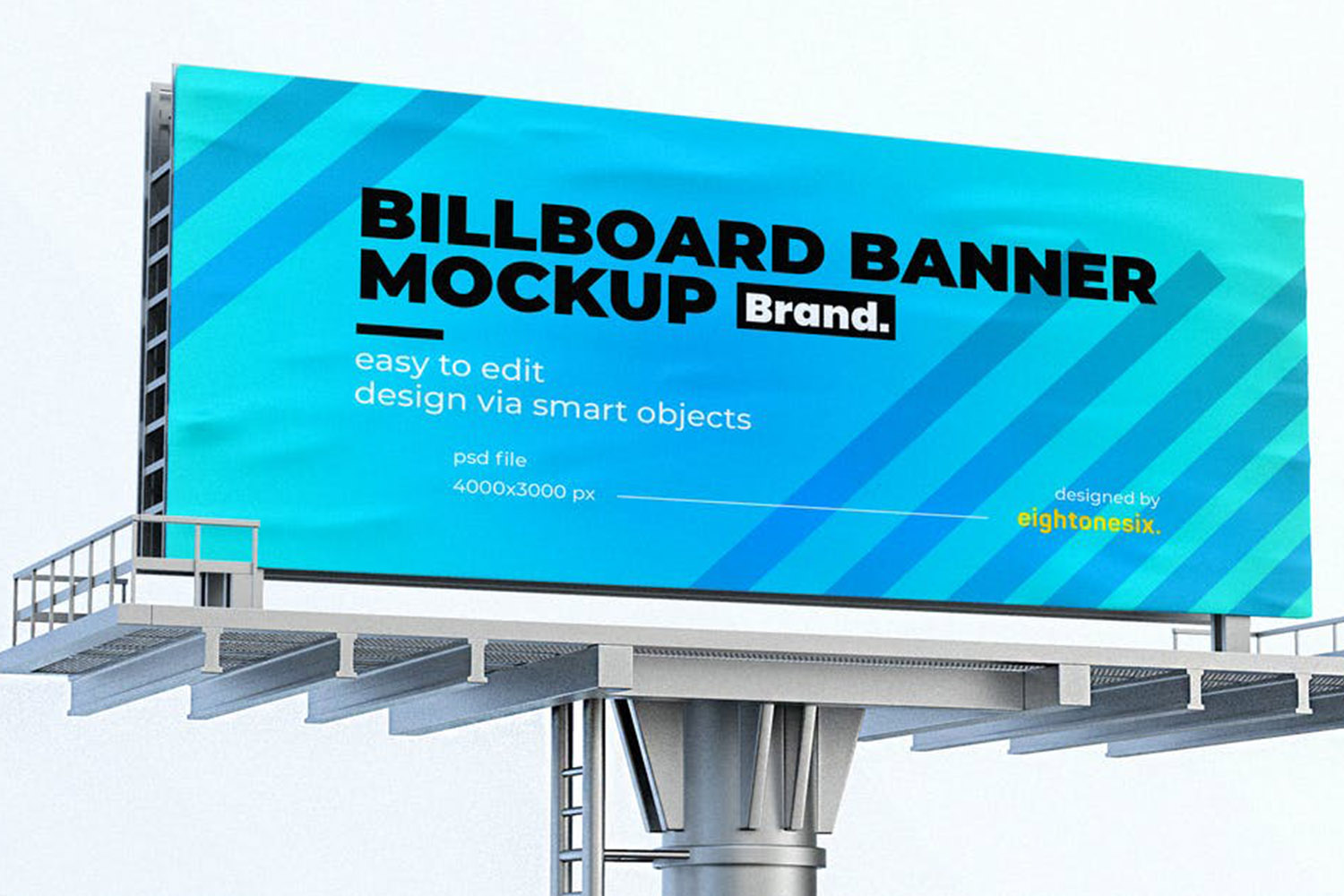 Billboard Banner Mockup Free Download