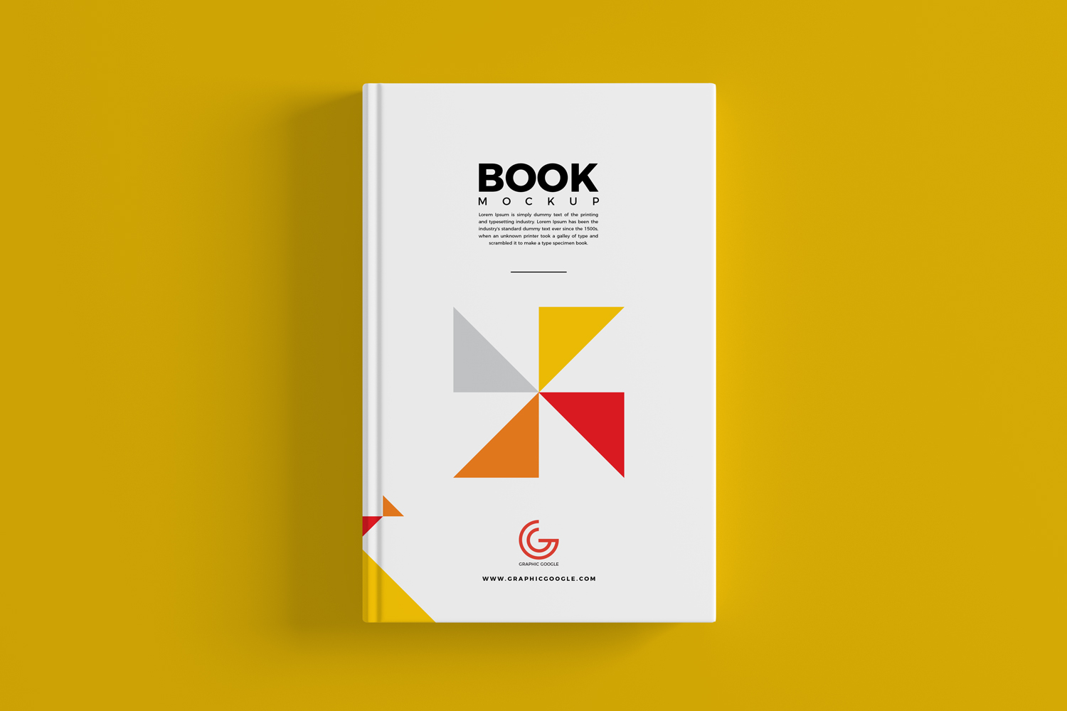 Free Book Mockup PSD for Cover Branding
