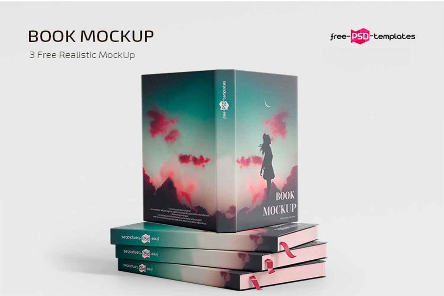Book Cover Mockup – Free PSD to Download