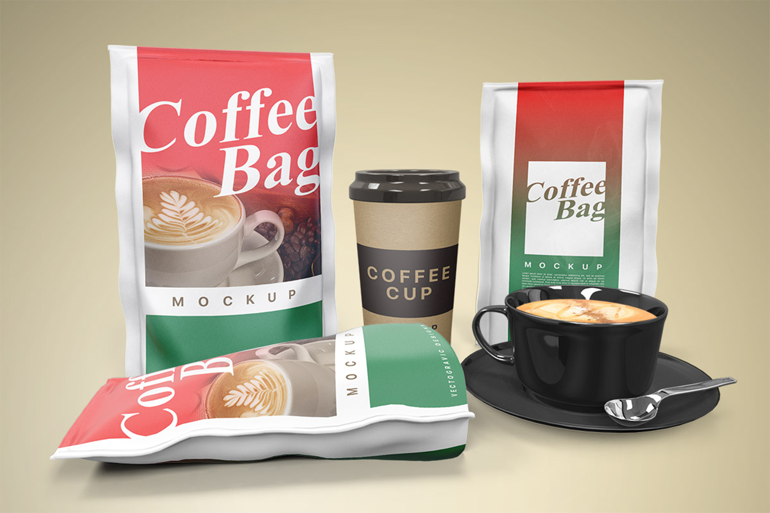 Coffee Bag Mockup Free Download