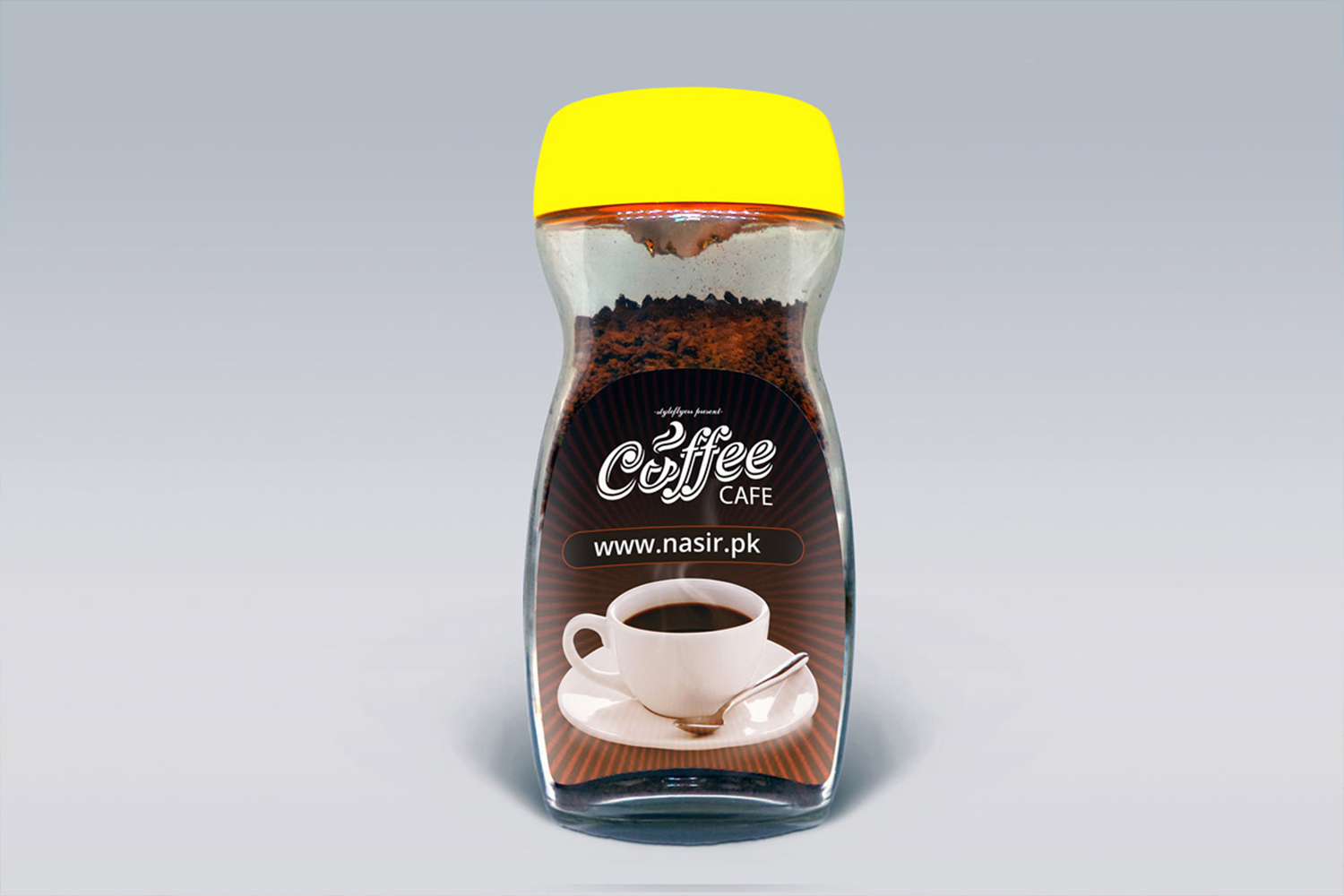 Coffee Jar Mockup Free Download