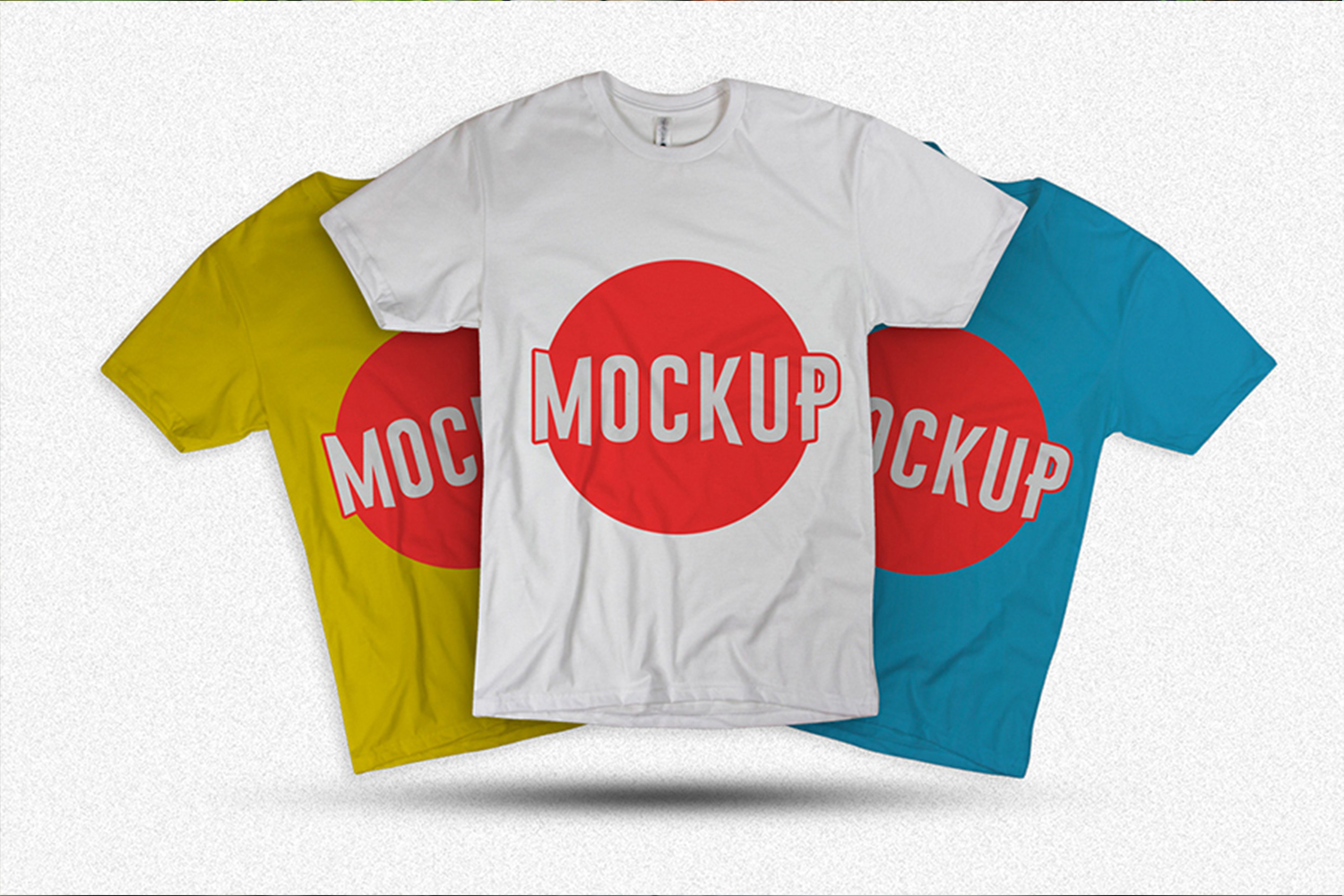 Colorful T-Shirt Mockup Free Download