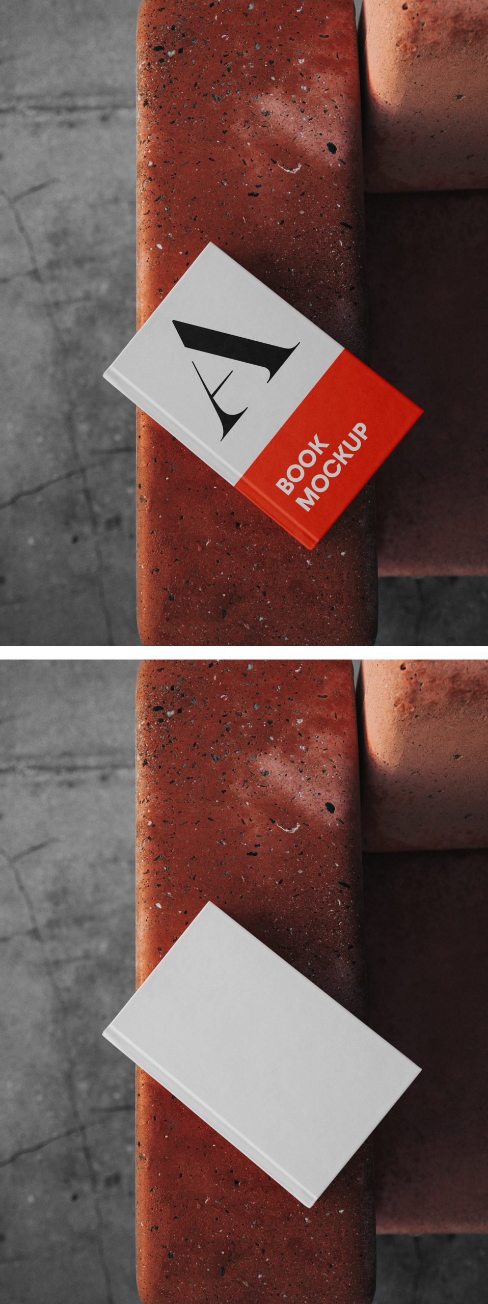 Front Cover Book Mockup Free Download